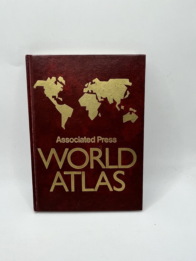 ASSOCIATED PRESS WORLD ATLAS 1988 HARDCOVER VGC | REFERENCE | Atlas