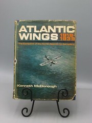 1966 ATLANTIC WINGS ILLUSTRATED KENNETH MCDONOUGH SIGNED PLANES 1ST ED BK161
