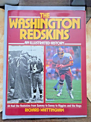 VTG Washington Redskins Illustrated History HCDJ Richard Whittingham 1st Edition