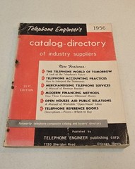 1956 Telephone Engineers Catalog – Directory of Industry Suppliers – 306 Pages
