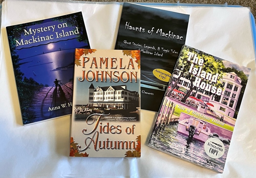 Mackinac Island MI Bundle of 4 Paperback Books for All Ages Good Used Condition