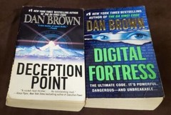 Dan Brown Book Lot 2 Paperback Books
