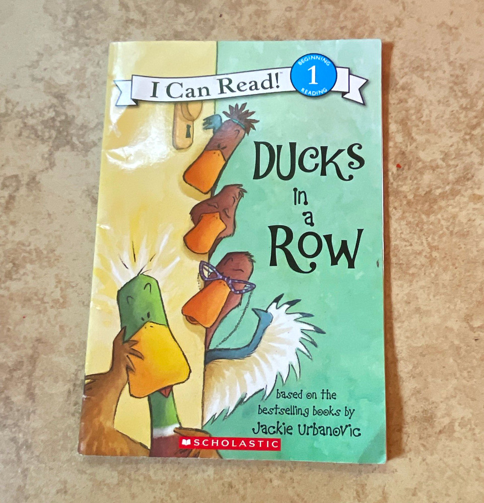 Scholastic I Can Read! Ducks in a Row Paperback Picture Book Ages 4-8 Illus.