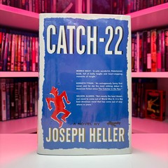 CATCH-22 by Joseph Heller 1961 Reprint Edition Hardcover Dust Jacket – Library