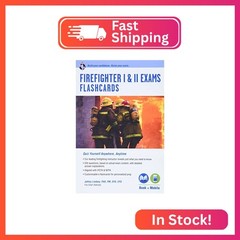 Firefighter I & II Exams Flashcard Book (Book + Online) (Firefighter Exam Test P