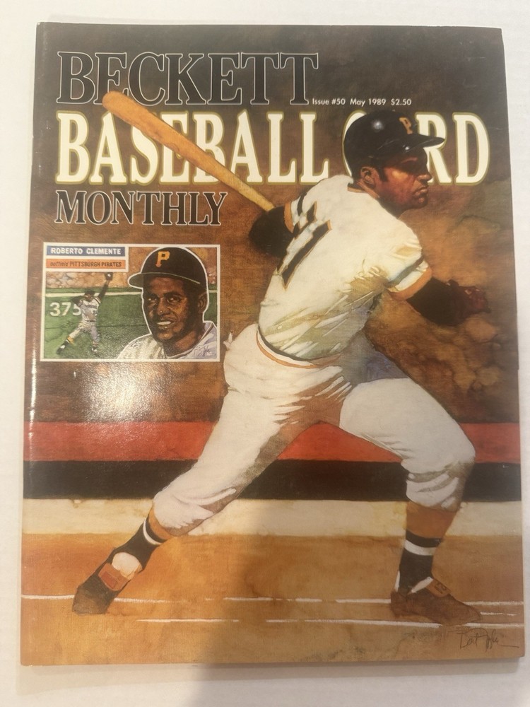⚾️BECKETT BASEBALL MONTHLY Magazine MAY 1989 ROBERTO CLEMENTE⚾️