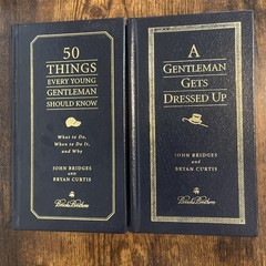 X2 HC John Bridges 50 Things Every Young Gentleman Should Know A Gentleman Gets