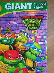 Teenage Mutant Ninja Turtle Giant Coloring Pages by Crayola 18 pages-Nickelodeon