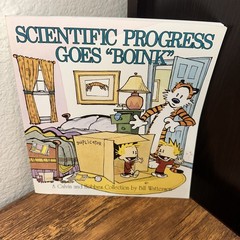 Calvin and Hobbes – Scientific Progress Goes ‘Bonk’ By Bill Watterson