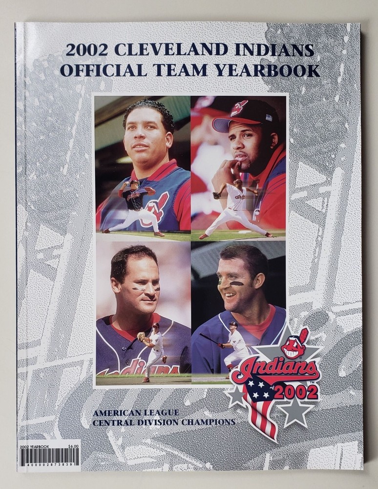 2002 Cleveland Indians (Guardians) Yearbook MLB Jacobs Field 118+ Pages MINT/NEW