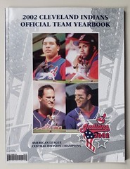 2002 Cleveland Indians (Guardians) Yearbook MLB Jacobs Field 118+ Pages MINT/NEW