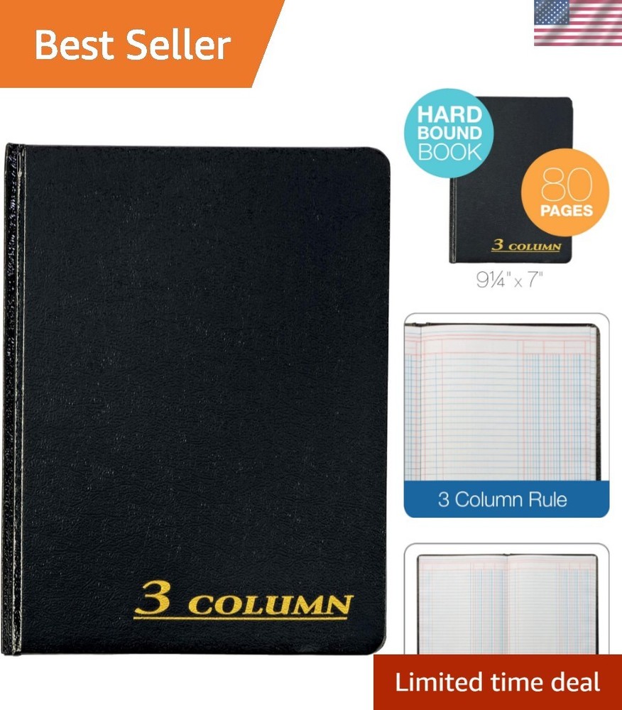 Durable 7 x 9.25 Inch Account Book – Perfect for Business Record Keeping