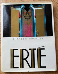 Erte Hardcover 1981 Charles Spencer Illustrated Art Deco Clarkson Potter VG w/DJ