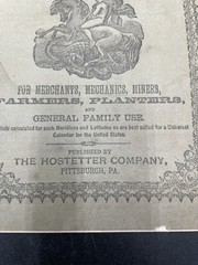 Hostetter’s 1902 U.S. Almanac. 38 pages. Softcover. Vintage Mediacal Ads.
