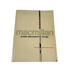 Macmillan Audio Brandon Films 1975-76 16mm film catalog book 440 Pages