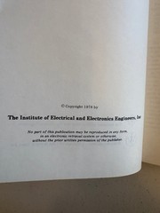 IEEE Standard Techniques for High Voltage Testing 1978 Sixth Edition Hardcover