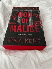 God of Malice (Deluxe Edition) by Rina Kent NEVER BEEN READ Sprayed Edges