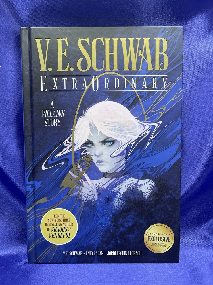 SIGNED! ExtraOrdinary by V.E. Schwab. B&N Exclusive with bonus content. 2021 HC