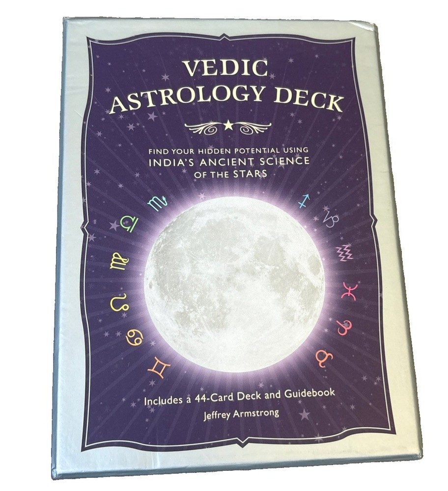 Vedic Astrology Deck by Jeffrey Armstrong Sealed Cards Great Shape/Unused