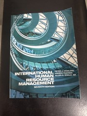 International Human Resource Mangement by Peter Dowling 7th Edition 2017