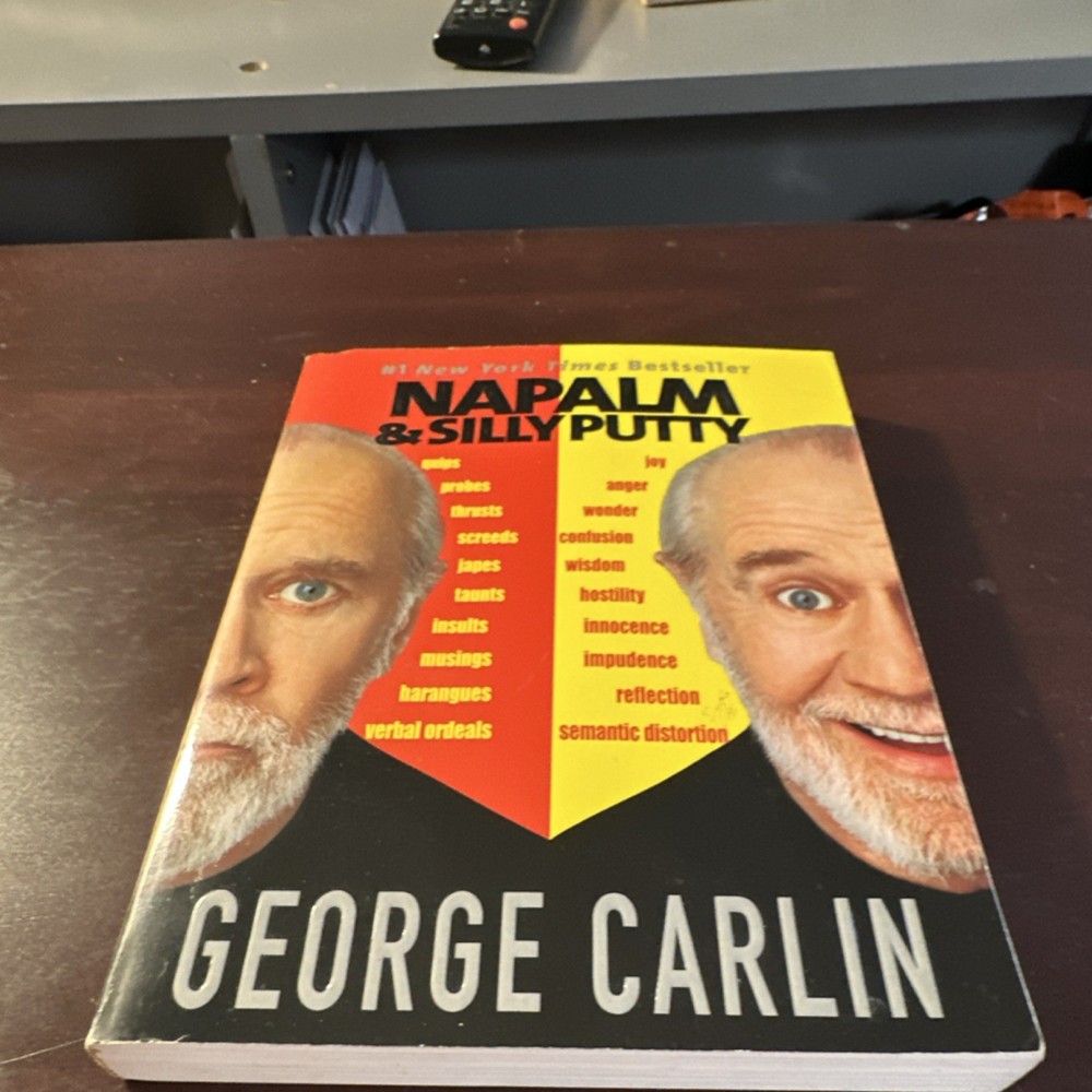 Hyperion Napalm & Silly Putty George Carlin Paperback Humor American Wit