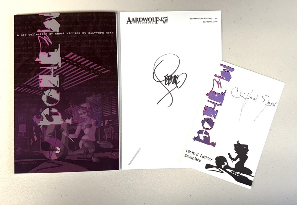 METHo.d. Clifford Meth / STERANKO book plate, edition editor’s copy – NEW