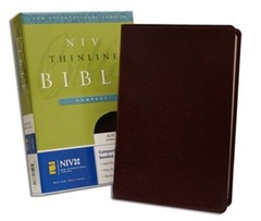 NIV 1984 – NEW COMPACT Thinline Bible *BURGUNDY BD Leather* 6.3pt * NIV 1984 NEW