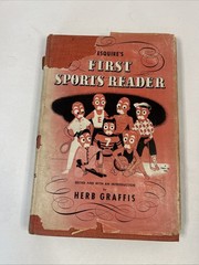 Esquire’s First Sports Reader Herbert Graffis 1945 Torn Dust Jacket Read