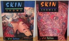 SKINS SHOWS: THE ART OF TATTOO BY CHRIS WROBLEWSKI VIRGIN PUBLISHING VOLS I & II