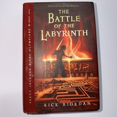 Percy Jackson & Olympians Book 4-Battle of the Labyrinth 1st ed. 3rd printing HC