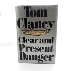 Tom Clancy’s Clear and Present Danger Signed First Edition