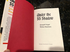UNDER THE SS SHADOW Traugott Vogel, Hitler Youth HB in D/J, Broadman Press, 1976