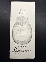 Vintage Eli Lilly Laboratories 1930 The First Drug Medical Research Indianapolis