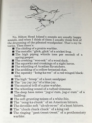 Squawks, Squeaks, Trills, Tweets; About the Birds Bees Hilton Head Island, Humor
