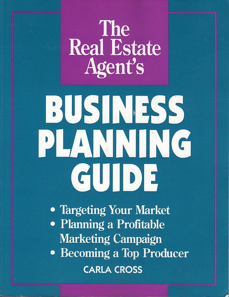 Real Estate Agent’s Business Planning Guide – Cross, Carla – Very Good – See…