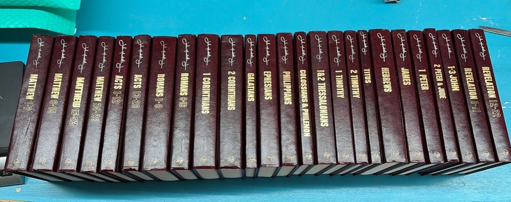 John MacArthur New Testament Commentary Set 25 Volumes Moody Press Hardcover