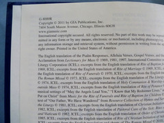 GATHER HYMNAL 3rd EDITION, PEW WITH READINGS, ©2011, GIA PUBLICATIONS