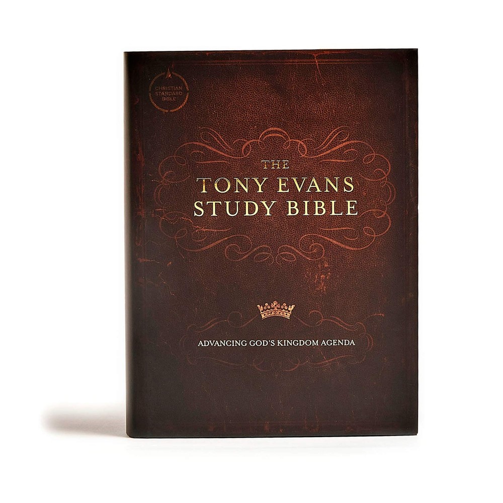 CSB Tony Evans Study Bible, Hardcover, Black Letter, Study Notes and Comment…