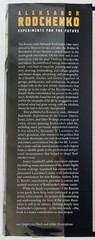 Experiments for the Future, Aleksandr Rodchenko, 2005, Writings, HCDJ