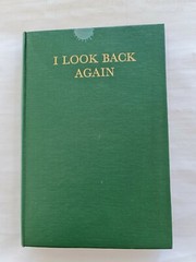 I Look Back Again W Watmough Signed Author Date 1966?