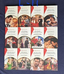 7 Lots Of 12 Harlequin Paperback Romance Novels. See Description For Lot#s