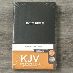 KJV Gift and Award Bible Imitation Leather, Black Red Letter Concordance Sealed