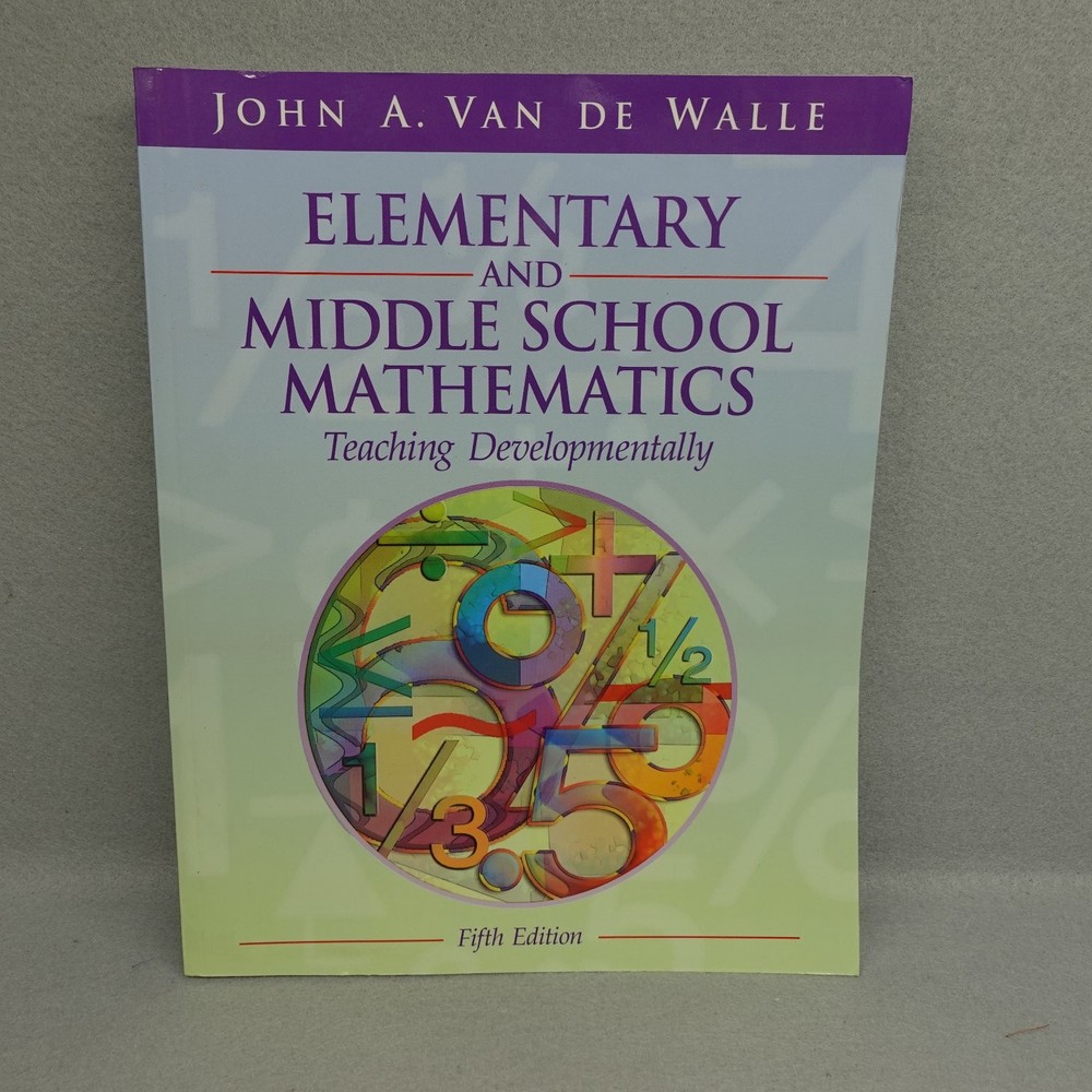Elementary & Middle School Mathematics Van de Walle Fifth Edition Pearson K-8