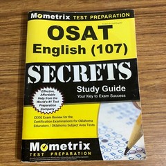 OSAT English 007 Secrets Study Guide 2021 Examination Test Preparation Paperback
