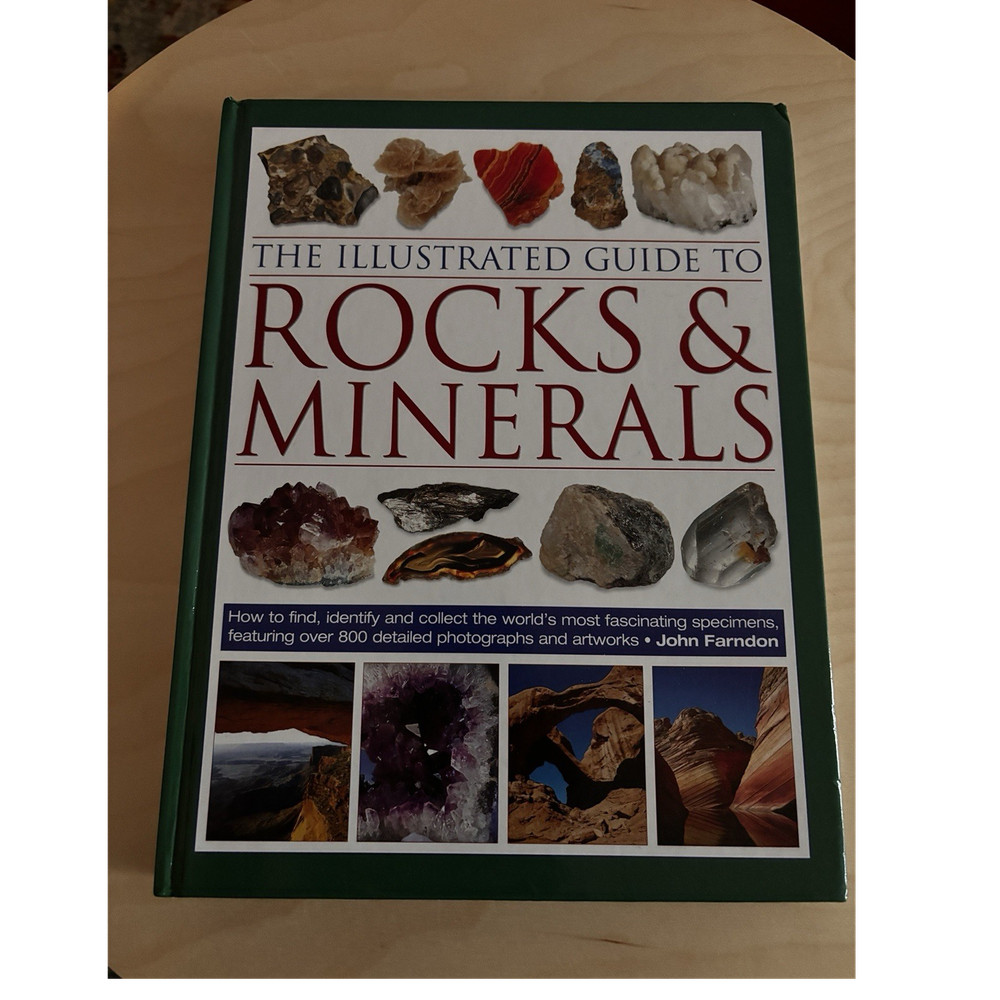 Illustrated Guide to Rocks & Minerals John Farndon Hardcover Anness 2018