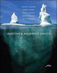 Auditing & Assurance Services, – Hardcover, by Timothy J. Louwers; – Very Good