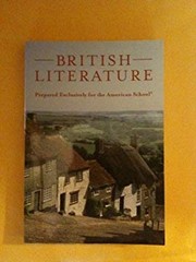 British Literature Prepared Exclusively for the American School D