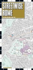 Streetwise Rome Map: Laminated City Center Street – Map, by Michelin – Very Good
