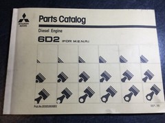 Mitsubishi 6D2 Diesel Engine Parts Catalog 6D22 6D22-T 6D22-TC Inline 6 11.1 L