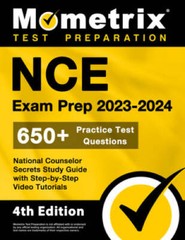 NCE Exam Prep 2023-2024 – 650 Practice Test Questions, National Counselo – GOOD